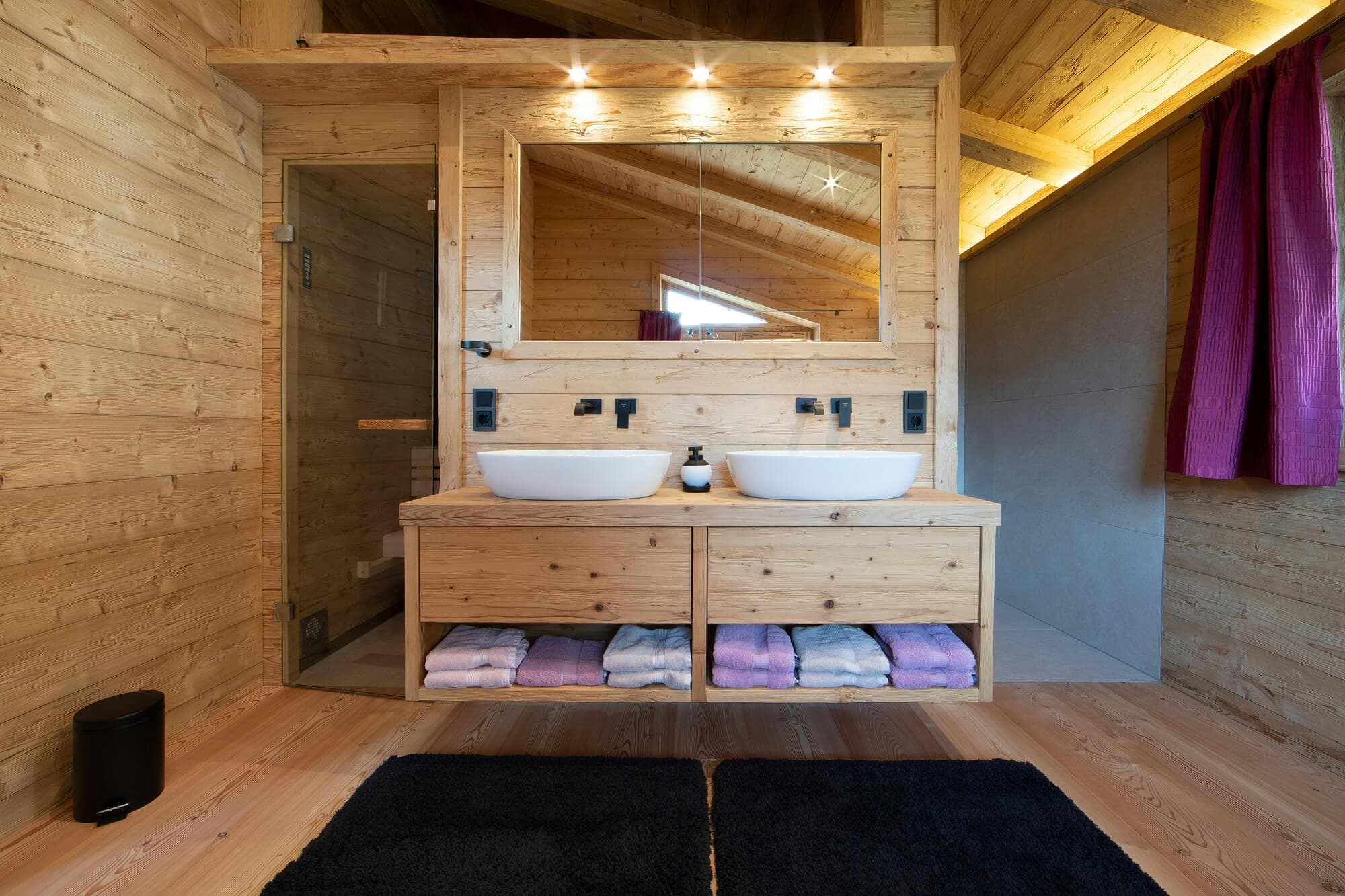 Altholz Badezimmer aus Salzburg